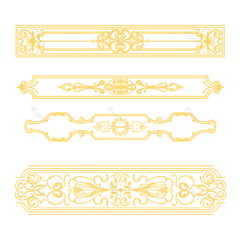 边框图片,欧式元素,图案PNG,简约免抠素材